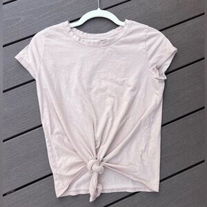 Women’s Universal Thread Cream Tied T-Shirt Size Small